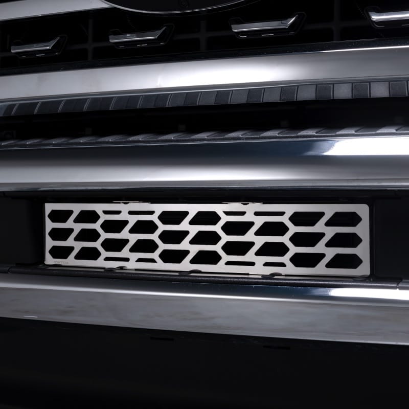 Putco — Putco 23-24 Ford F250/F350 Super Duty Hex Shield Design Bumper Grille Inserts - Polished SS