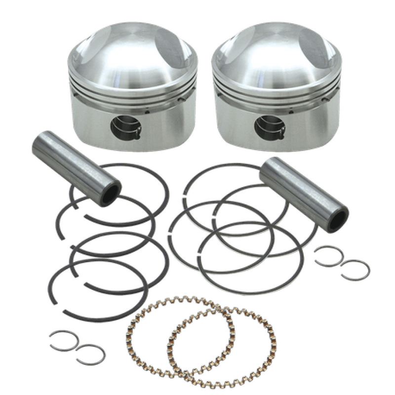 S&S Cycle — S&S Cycle 36-84 BT 3-7/16in x Up To 4-3/4in Stroke HC Piston Set - .040in