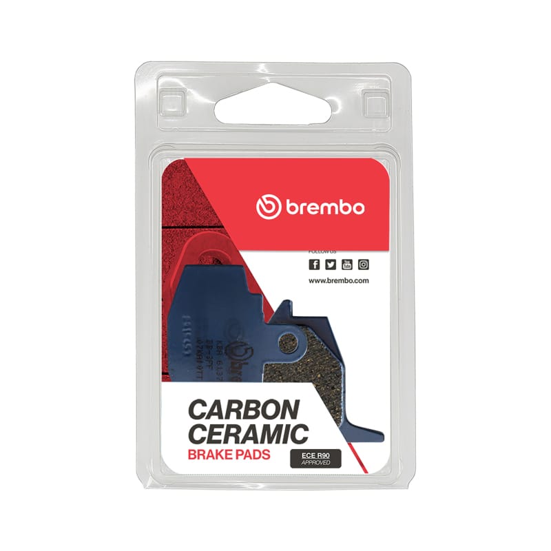 Brembo OE Powersports — Brembo OE 87-88 Kawasaki KX 125cc Carbon Ceramic Brake Pad - Front