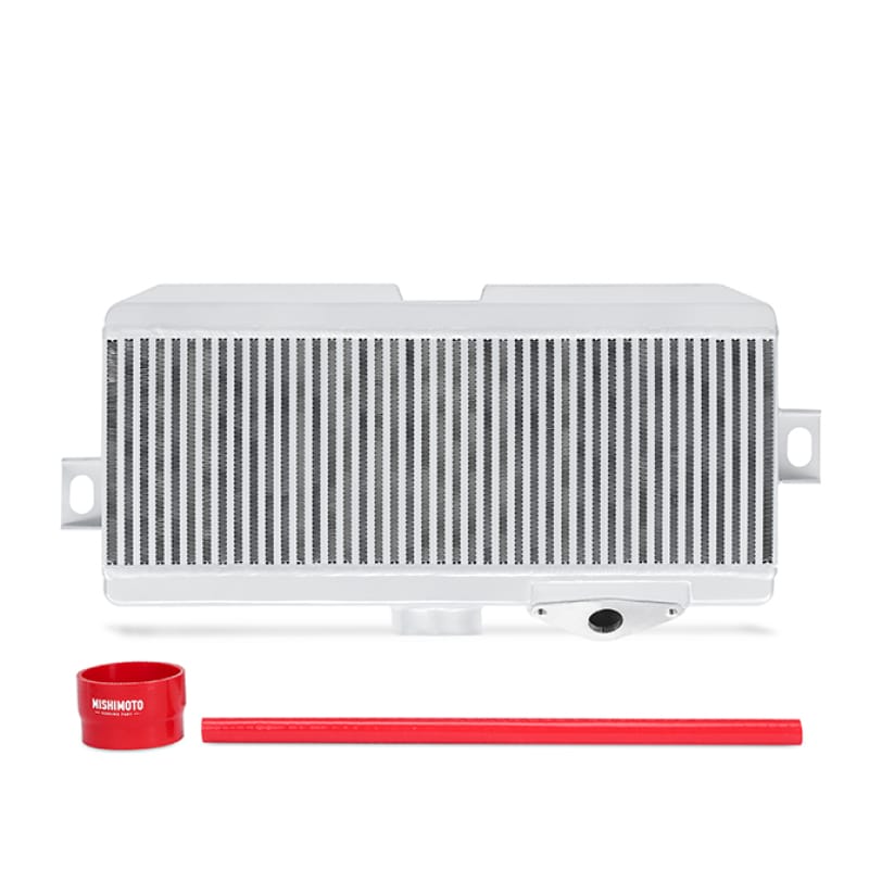 Mishimoto — Mishimoto Subaru 08-15 WRX STi Top-Mount Intercooler Kit - Powder Coated Silver & Red Hoses