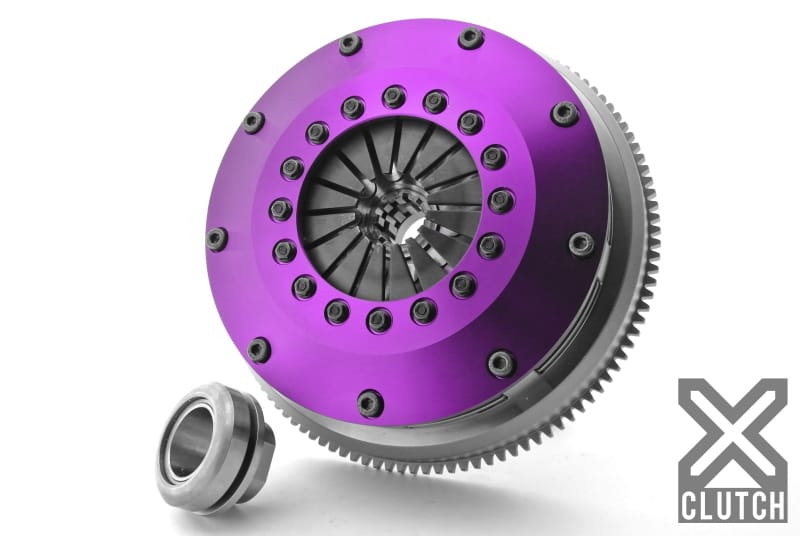XCLUTCH — Clutch Kit Inc Chromoly Flywheel; 8"  Twin Solid Ceramic Clutch Discs