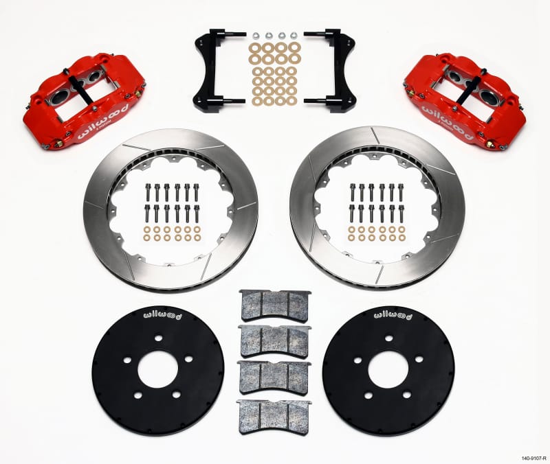 Wilwood — KIT,FRONT,5 LUG,MUSTANG,94-04,FNSL6R 12.90 ROTOR,RED