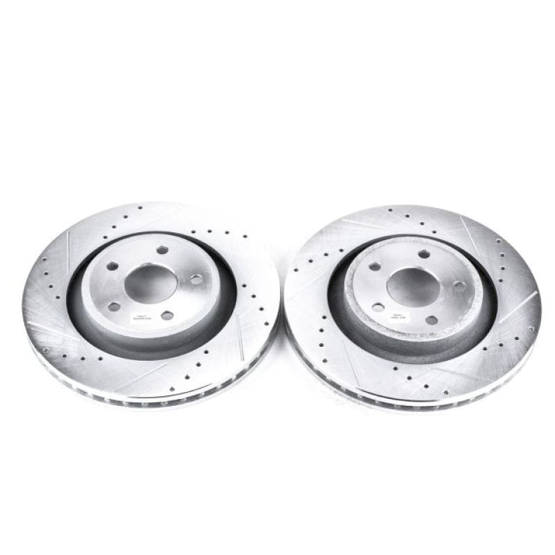 PowerStop — PowerStop Evolution Performance Drilled, Slotted & Plated Brake Rotor Pair