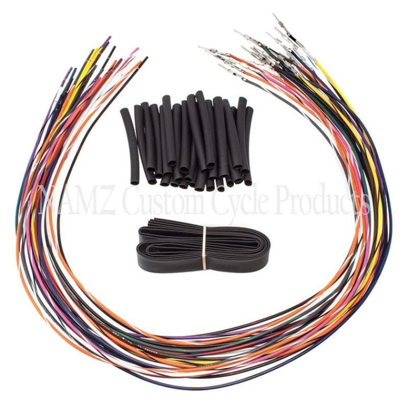 NAMZ — NAMZ 07-13 Baggers (Excl TBW) Handlebar Switch Wire Extensions 24in. (Cut & Solder/Max 20in. Apes)
