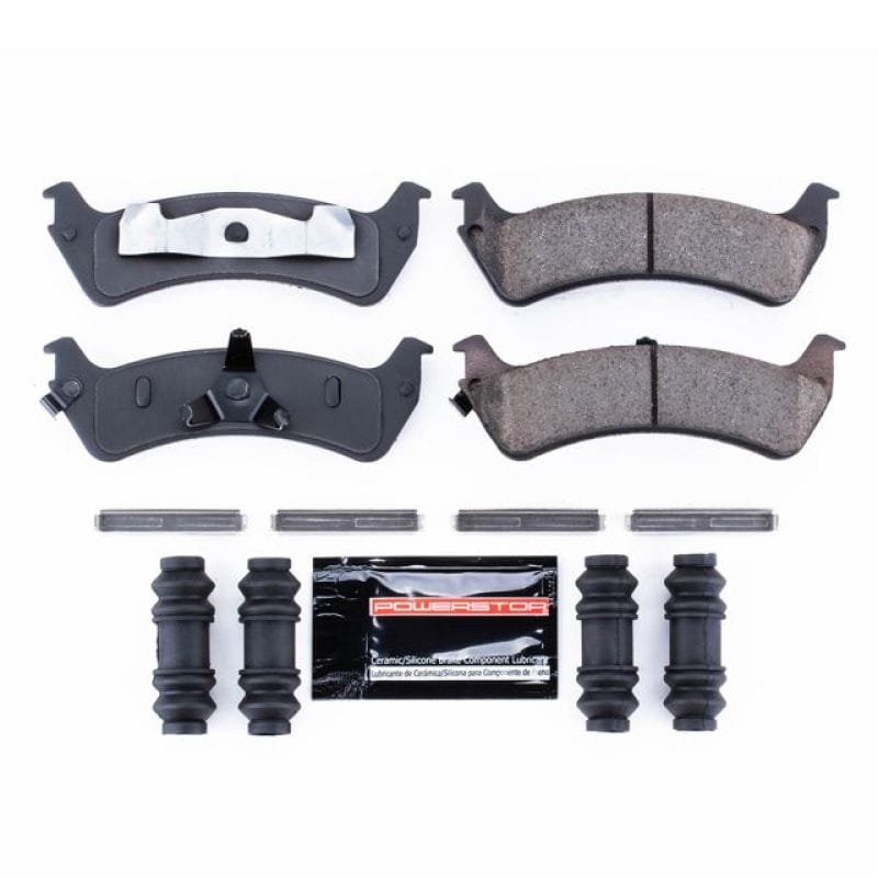PowerStop — PowerStop - Z23 Daily Driver Carbon-Fiber Ceramic Brake Pads with Hardware Kit