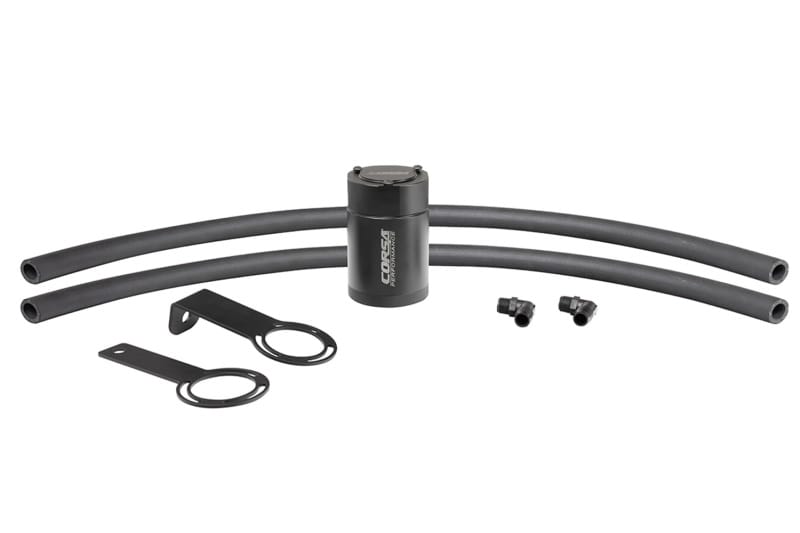 CORSA Performance — CORSA Performance 5/8in. Universal 3 oz. aluminum oil catch can with mounting br