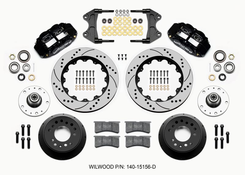 Wilwood — KIT,FRONT,WWE PRO SPINDLE,BIG BRAKE 5x5.00 HUB,14.00 ROTOR,SRP