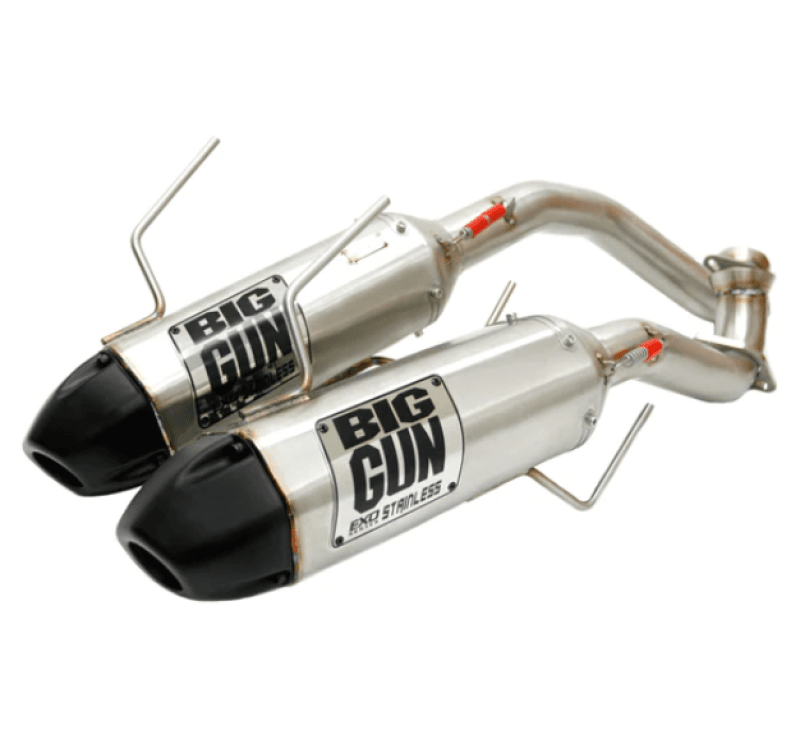 Big Gun — Big Gun 13-18 Can-Am Maverick 1000/XMR/MAX EXO Stainless 3/4 Dual Syst Exhaust