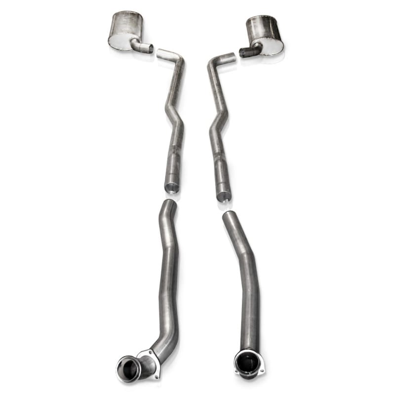 Stainless Works — Stainless Works Catback Dual Chambered Mufflers Manual Trans. Factory Connect