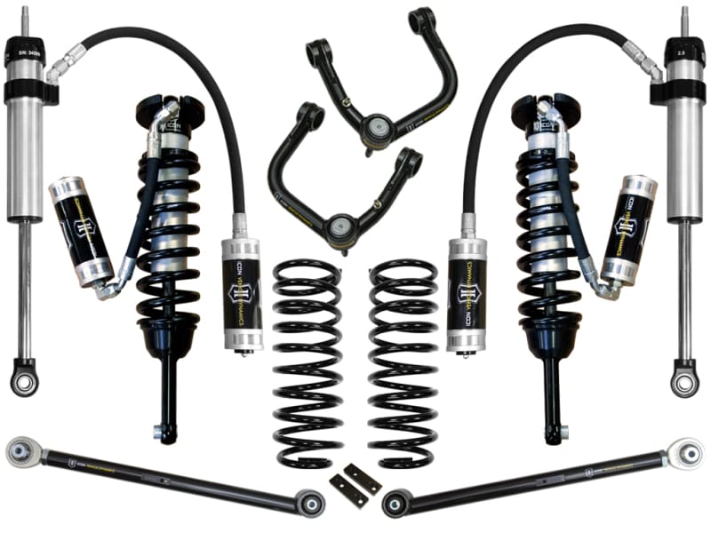 ICON — 10-UP FJ/10-UP 4RUNNER 0-3.5" STAGE 5 SUSPENSION SYSTEM W TUBULAR UCA
10-24 4RNR/10-14 FJ 0-3.5" STAGE 5 SUSPENSION SYSTEM W TUBULAR UCA