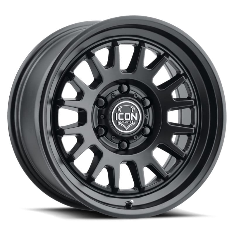 ICON — ICON ALLOYS ANZA SATIN BLACK - 17 X 8.5 / 5 X 5 / -6MM / 4.5" BS
