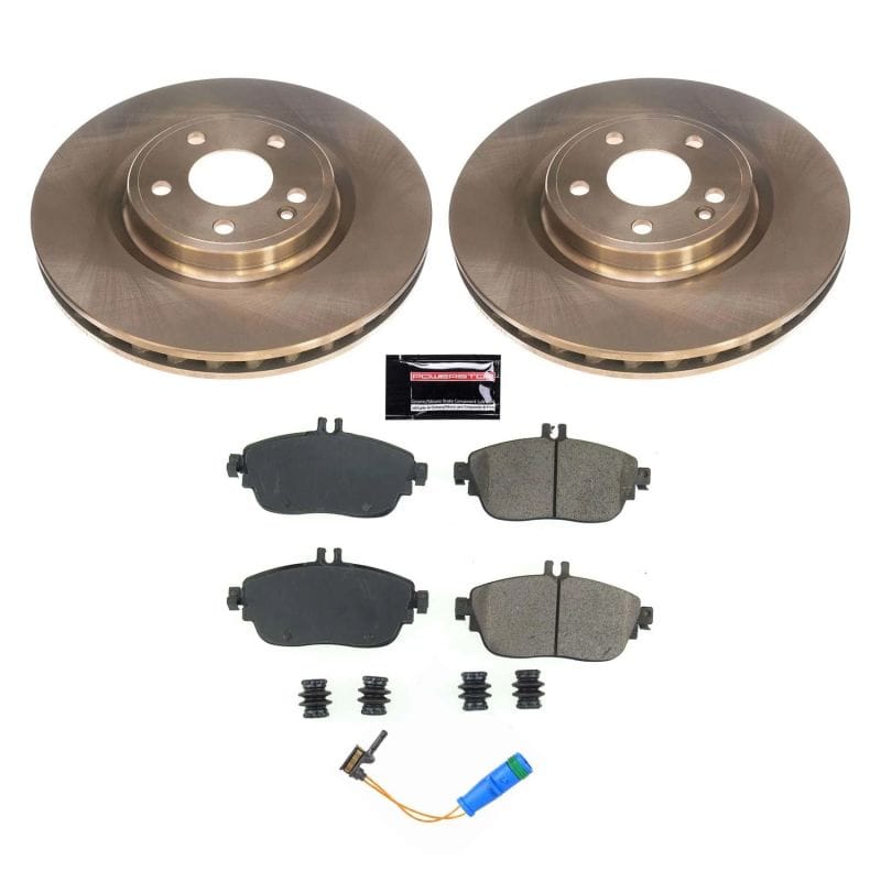 PowerStop — OE Stock Replacement Low-Dust Ceramic Brake Pad and Rotor Kit