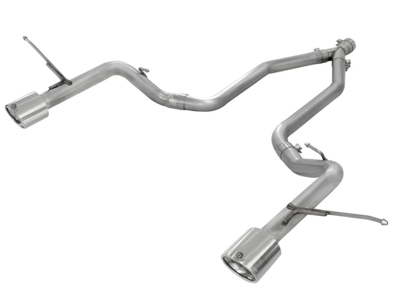 aFe — Large Bore-HD 2-1/2 IN 409 Stainless Steel DPF-Back Exhaust System