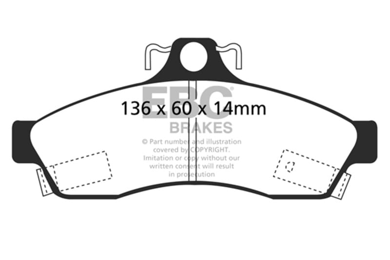 EBC — Ultimax OEM Replacement Brake Pads