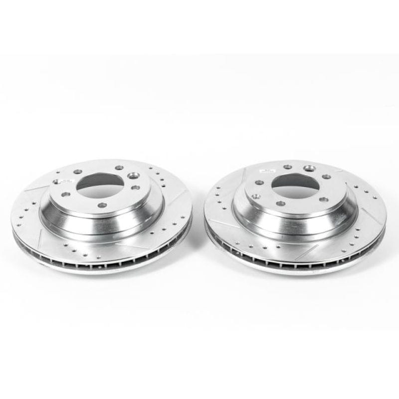 PowerStop — PowerStop Evolution Performance Drilled, Slotted & Plated Brake Rotor Pair