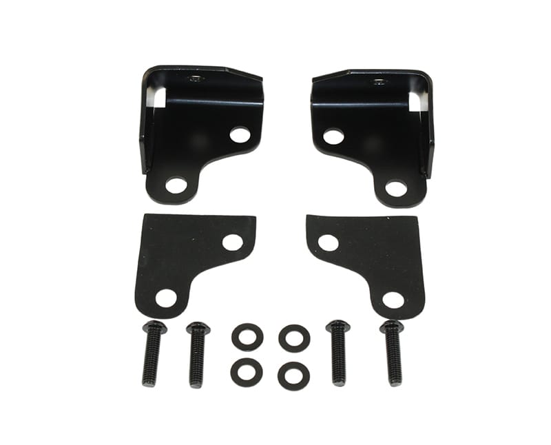 Kentrol — Kentrol 07-18 Jeep Wrangler JK Windshield Light Mount - Powdercoat Black