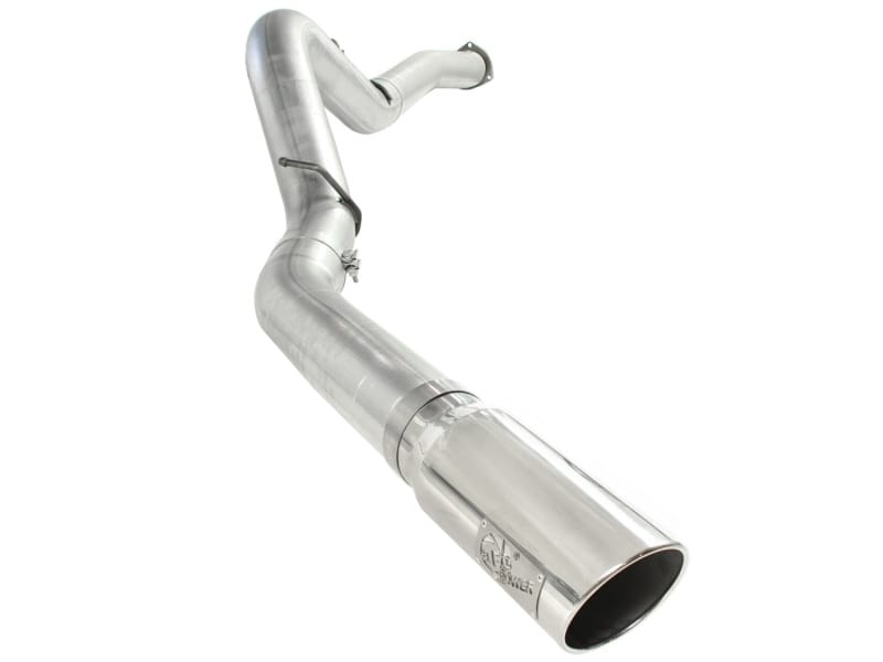 aFe — ATLAS 5 IN Aluminized Steel DPF-Back Exhaust System w/Polished Tip