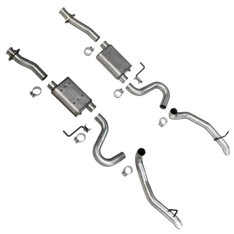 BBK — 1987-1993 MUSTANG GT ONLY VARITUNE FULL CAT BACK EXHAUST SYSTEM
Vari-Tune Adjustable Cat Back Exhaust System