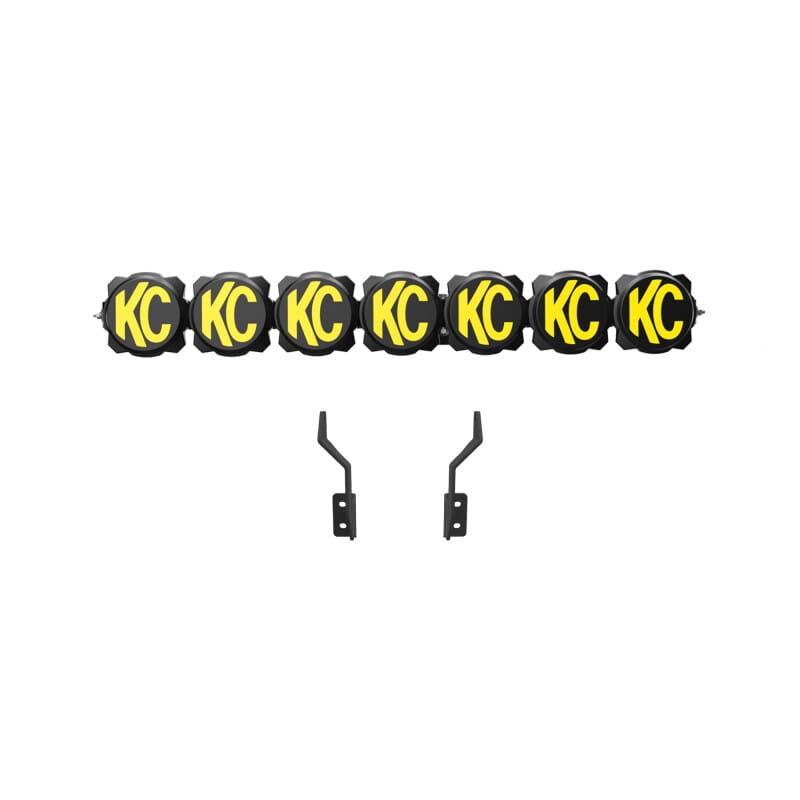 KC HiLiTES — KC HiLiTES 2017+ Ford Super Duty Gravity LED Pro6 7-Light Bar Kit - Front Bumper