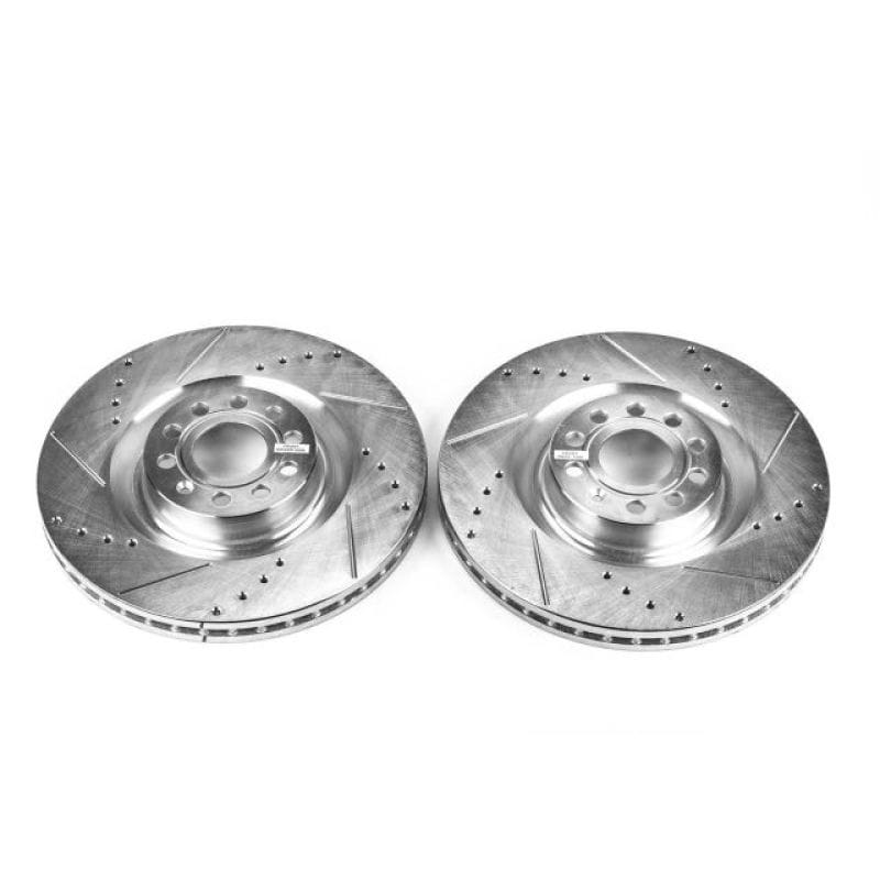 PowerStop — PowerStop Evolution Performance Drilled, Slotted & Plated Brake Rotor Pair