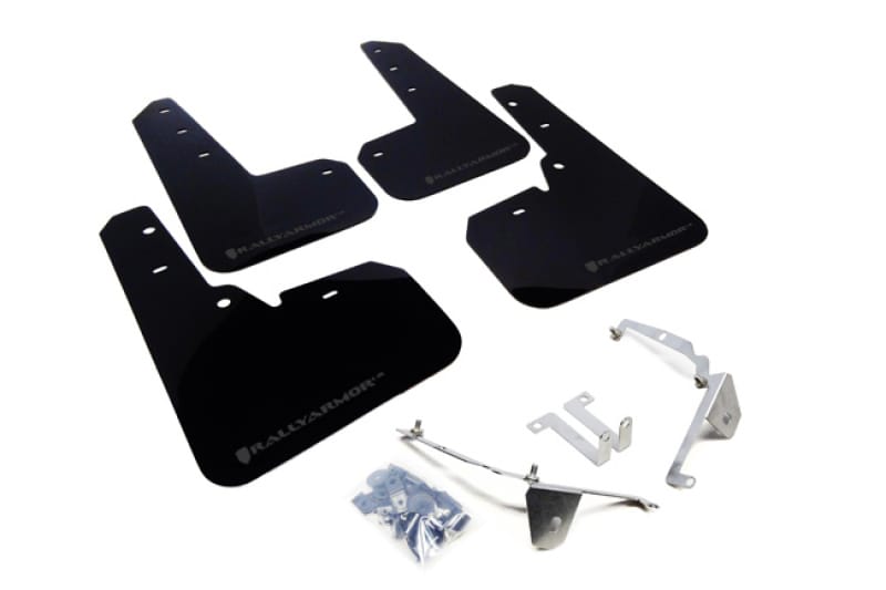 Rally Armor — Black Mud Flap/Grey Logo