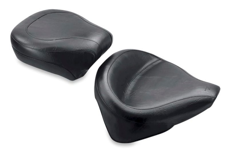 Mustang Motorcycle — Mustang 84-06 Harley Standard Rear Tire Wide Touring Solo Seat - Black