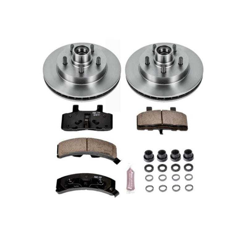 PowerStop — OE Stock Replacement Low-Dust Ceramic Brake Pad and Rotor Kit