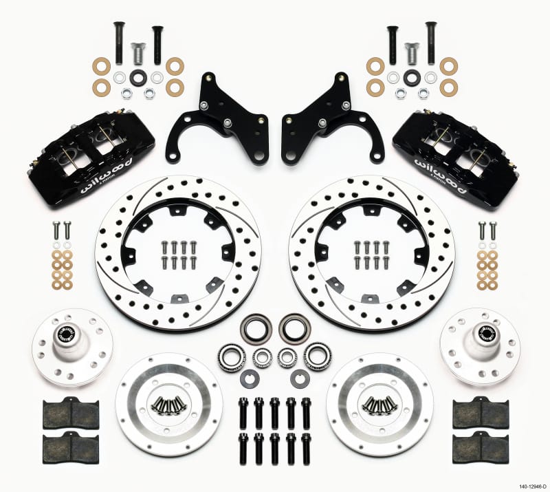 Wilwood — KIT,FRONT,IMPALA DRUM 69-70/DISC 68-70/ VETTE 69-82,DP6,12.19x1.10 ROTOR,DRILLED