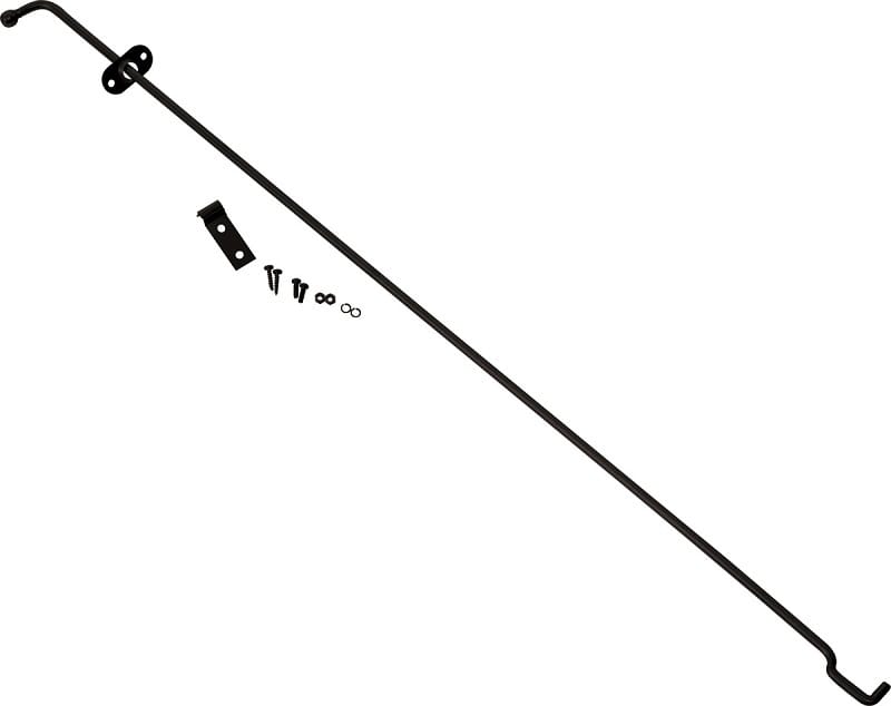 Kentrol — Kentrol 72-86 Jeep Wrangler CJ Hood Prop Rod - Powdercoat Black