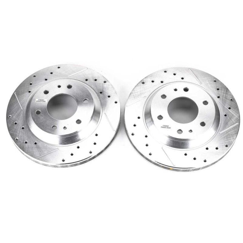 PowerStop — PowerStop Evolution Performance Drilled, Slotted & Plated Brake Rotor Pair