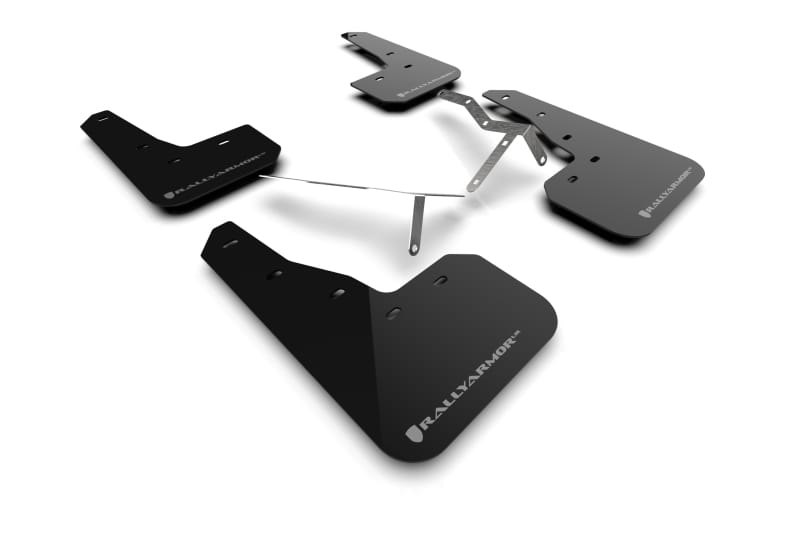Rally Armor — Black Mud Flap/Grey Logo