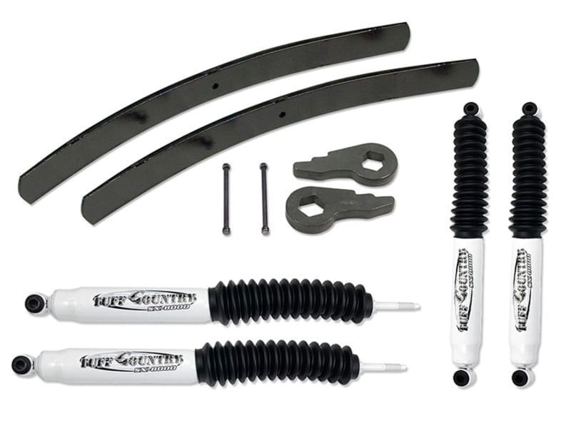 Tuff Country — 1992-1998 Chevy Suburban 2500 4x4 (8 lug)-2in. Lift Kit by (SX8000 Shocks)