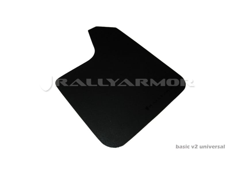 Rally Armor — Black Mud Flap/Black Logo