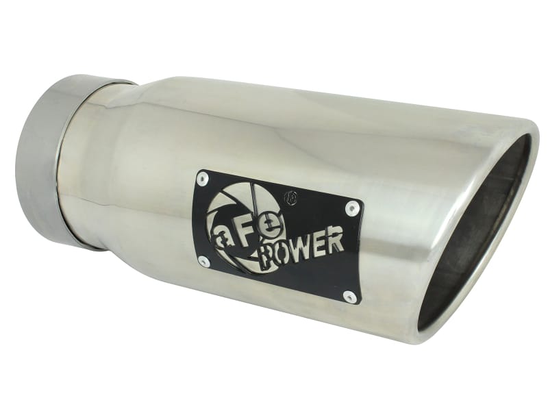 aFe — MACH Force-Xp 304 Stainless Steel Clamp-on Exhaust Tip Polished