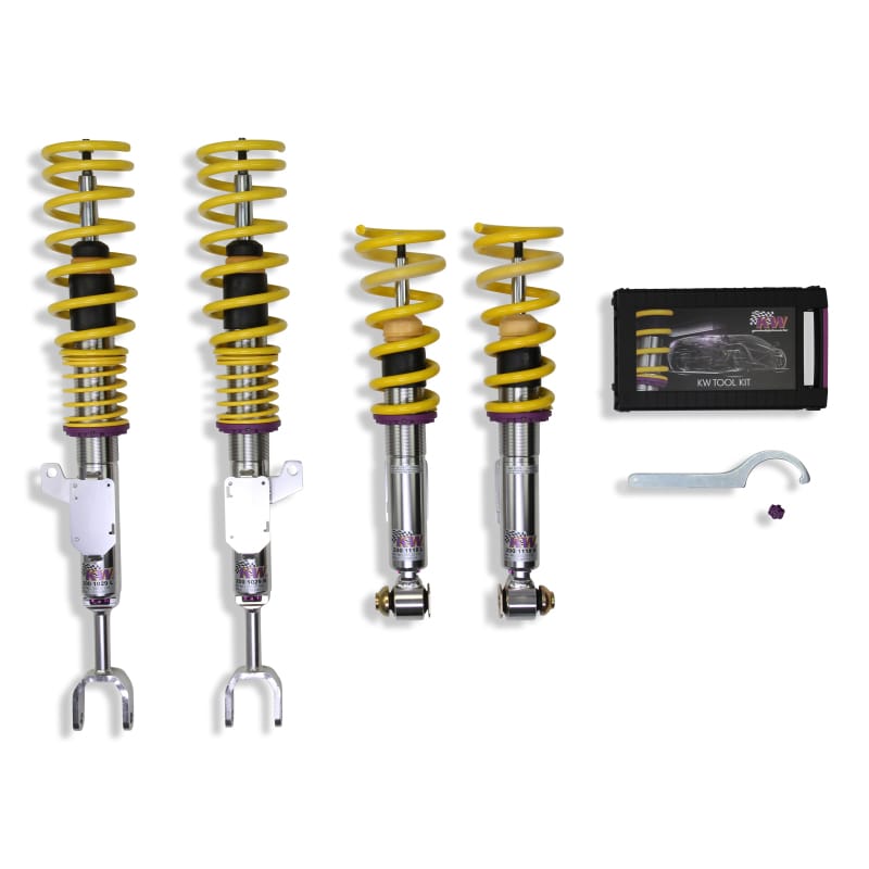 KW — Height Adjustable Coilovers with Independent Compression and Rebound Technology
KW COILOVER KIT V3 - 3522000C