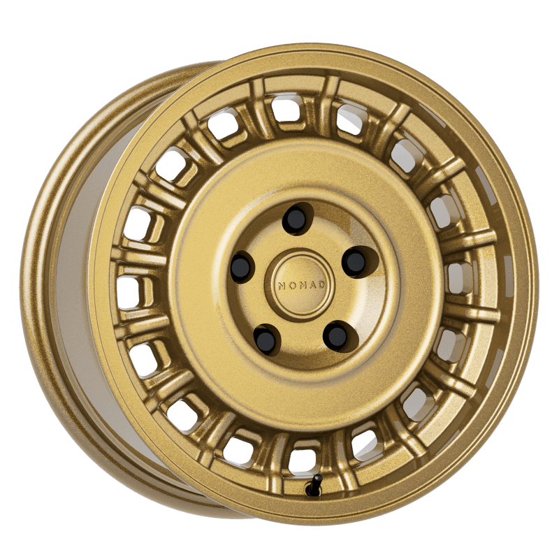 Nomad — Nomad N502GR Arvo 15x7in / 5x114.3 BP / 15mm Offset / 72.62mm Bore - Gloss Gold Wheel