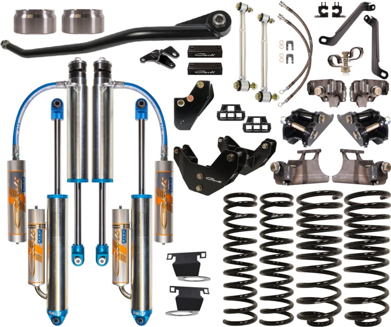 Carli — Carli Dominator 3.0 Shock Set, 3.25” Lift, 14-18 Ram 2500, Gas