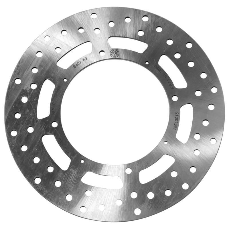 Brembo OE Powersports — Brembo OE 89-94 Honda AX 1 75CC/07-12 Honda CRF M 230CC 240x4mm Brake Disc - Front Fixed