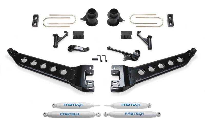 Fabtech — 5" RADIUS ARM KIT W/PERF SHKS 2013-18 RAM 3500 4WD W/ FACTORY RADIUS ARMS
Radius Arm Lift System