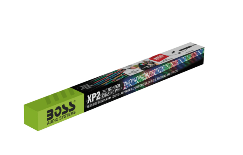 Boss Audio — 2 ft., with 16"x12" Double-Sided Flag