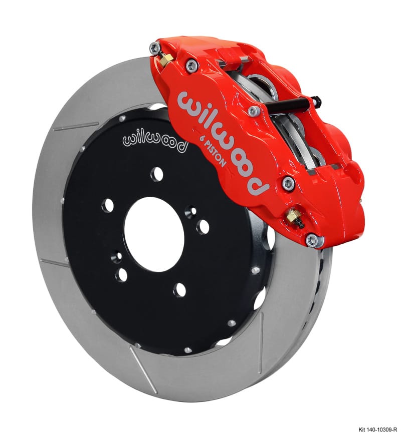 Wilwood — KIT,FRONT,S2000,FNSL6R,12.90x1.10 ROTOR RED,W/LINES