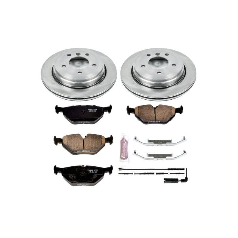 PowerStop — OE Stock Replacement Low-Dust Ceramic Brake Pad and Rotor Kit