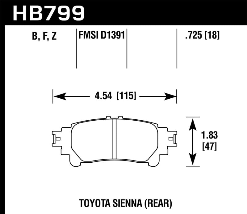 Hawk Performance — HPS Disc Brake Pad