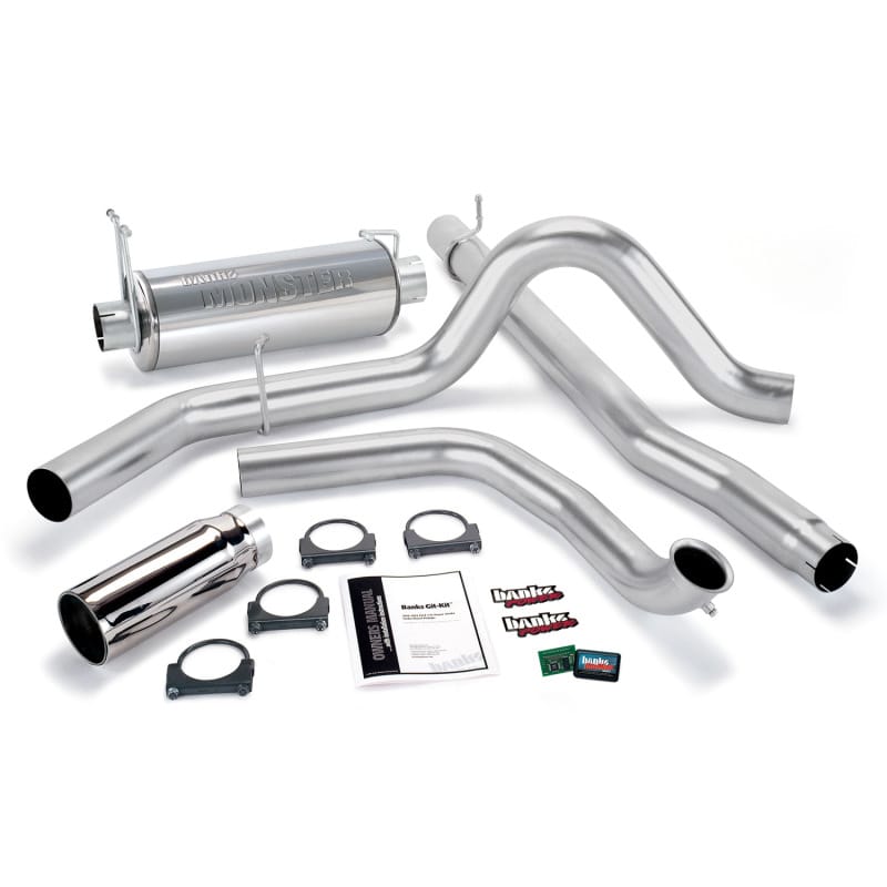 Banks Power — Git-Kit Bundle,  Power System with Single Exit Exhaust, Chrome Tip