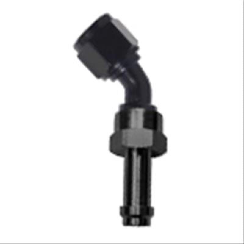 Fragola — Fragola -6AN 60 Degree EZ Street Hose End Black
