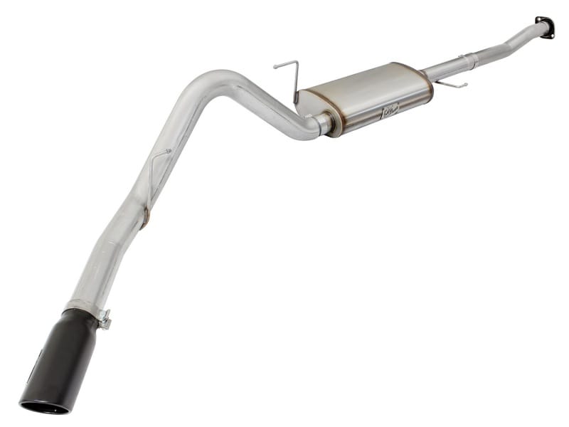 aFe — MACH Force-Xp 3 IN to 3-1/2 IN 409 Stainless Steel Cat-Back Exhaust w/ Black T