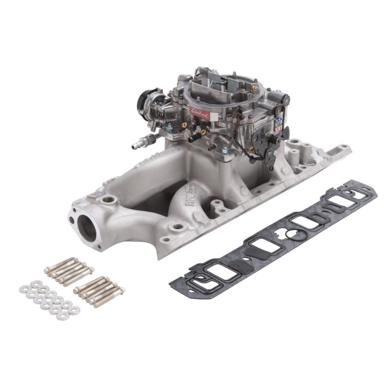 Edelbrock — Single-Quad Manifold And Carb Kit