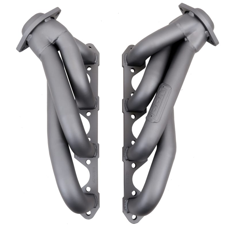 BBK — 1986-1993 MUSTANG 5.0 1-5/8 SHORTY HEADERS (Titanium Ceramic)
Shorty Unequal Length Exhaust Header Kit
