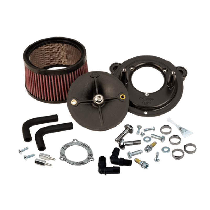 S&S Cycle — S&S Cycle 08-16 Touring Models w/ S&S 70mm Throttle Body Stealth Air Cleaner Kit w/o Cover