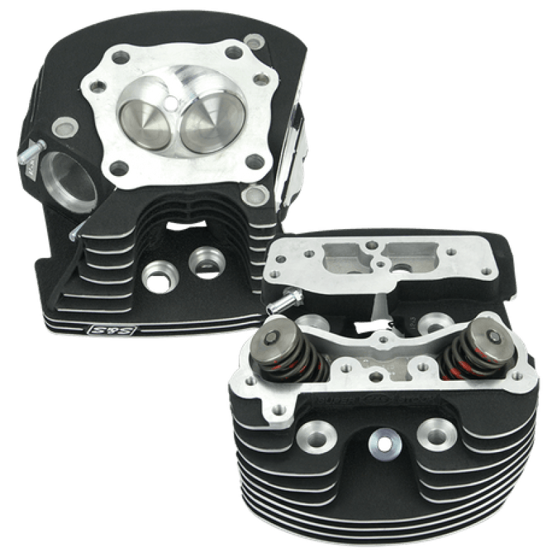 S&S Cycle — S&S Cycle 84-99 BT Super Stock Cylinder Heads - Polished Aluminum Finish